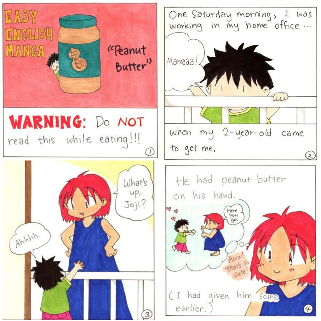 Peanut butter English manga